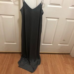 Grey maxi dress